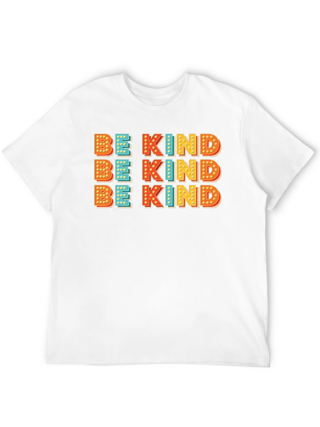 Be Kind Graphic Tee - Retro Style Kindness Shirt