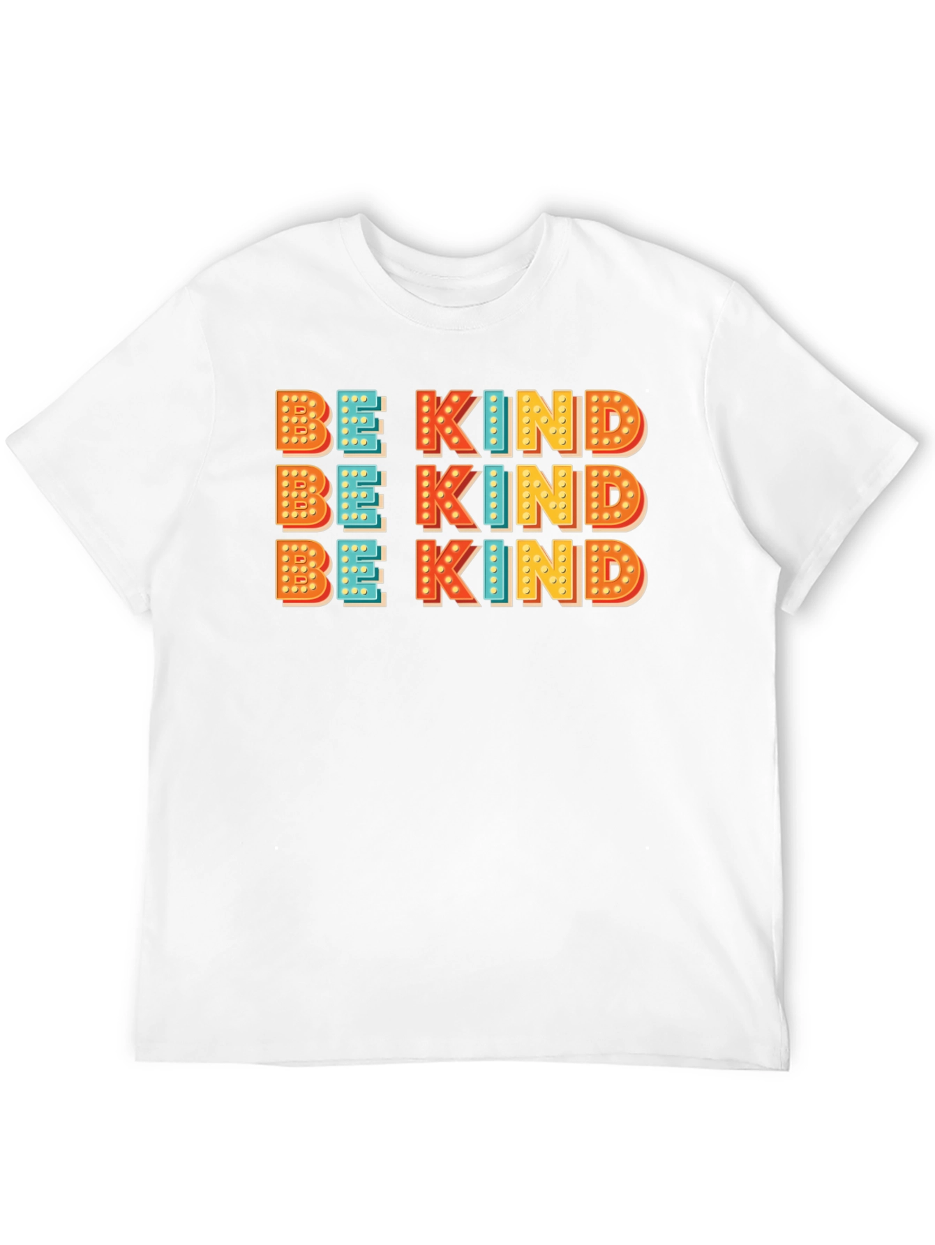 Be Kind Graphic Tee - Retro Style Kindness Shirt