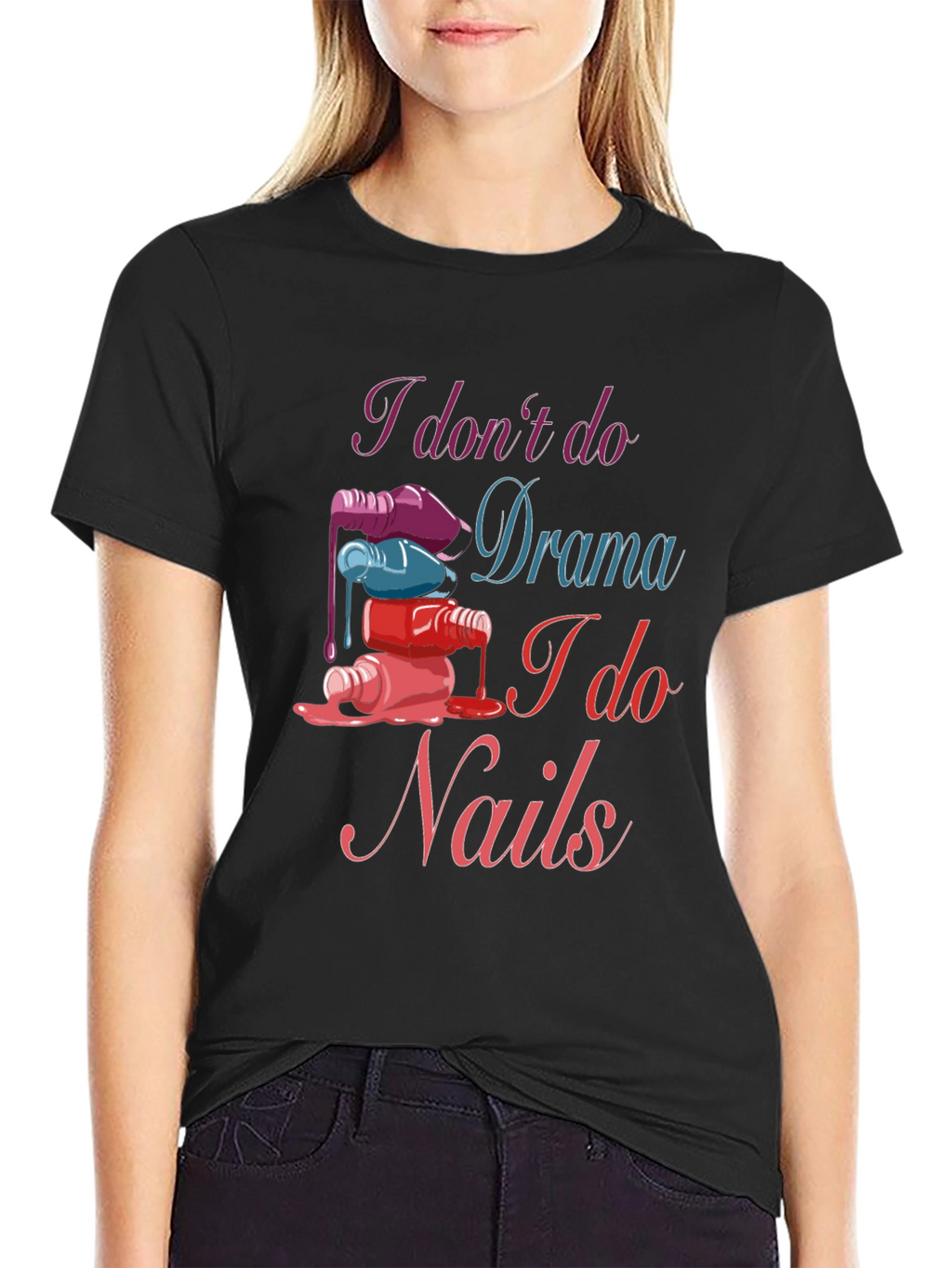 Nail Technician T-Shirt - Drama Free Zone