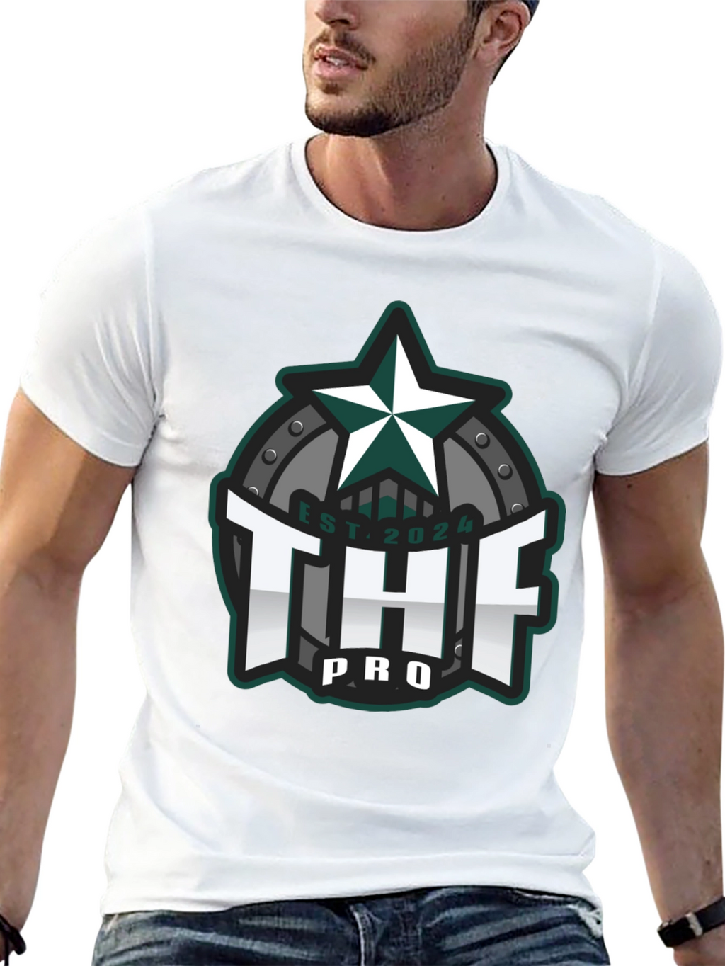 THF Pro Black Graphic Tee
