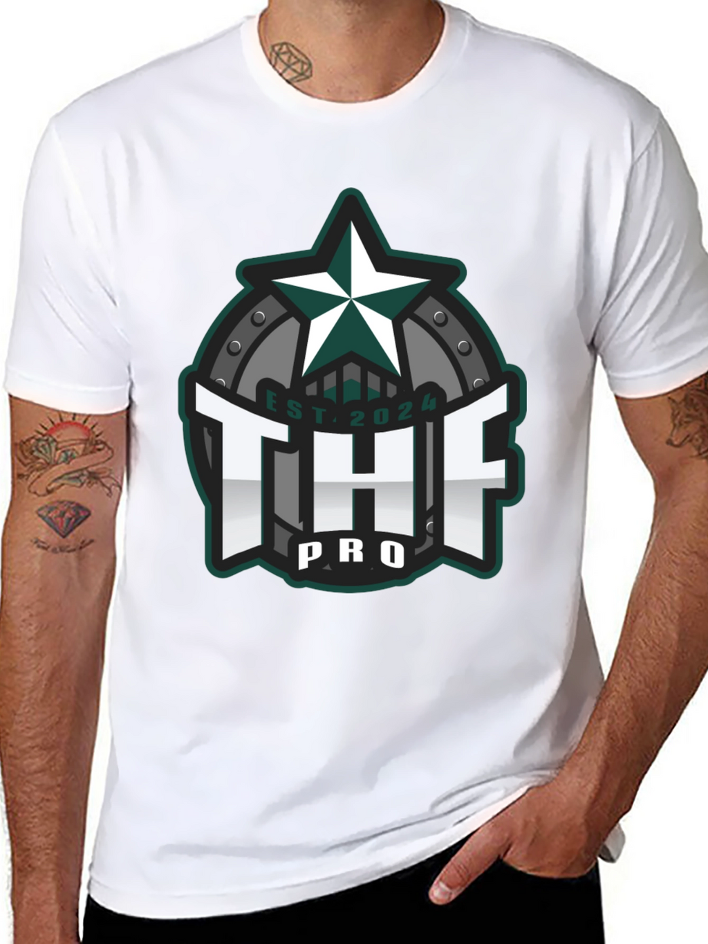 THF Pro Black Graphic Tee