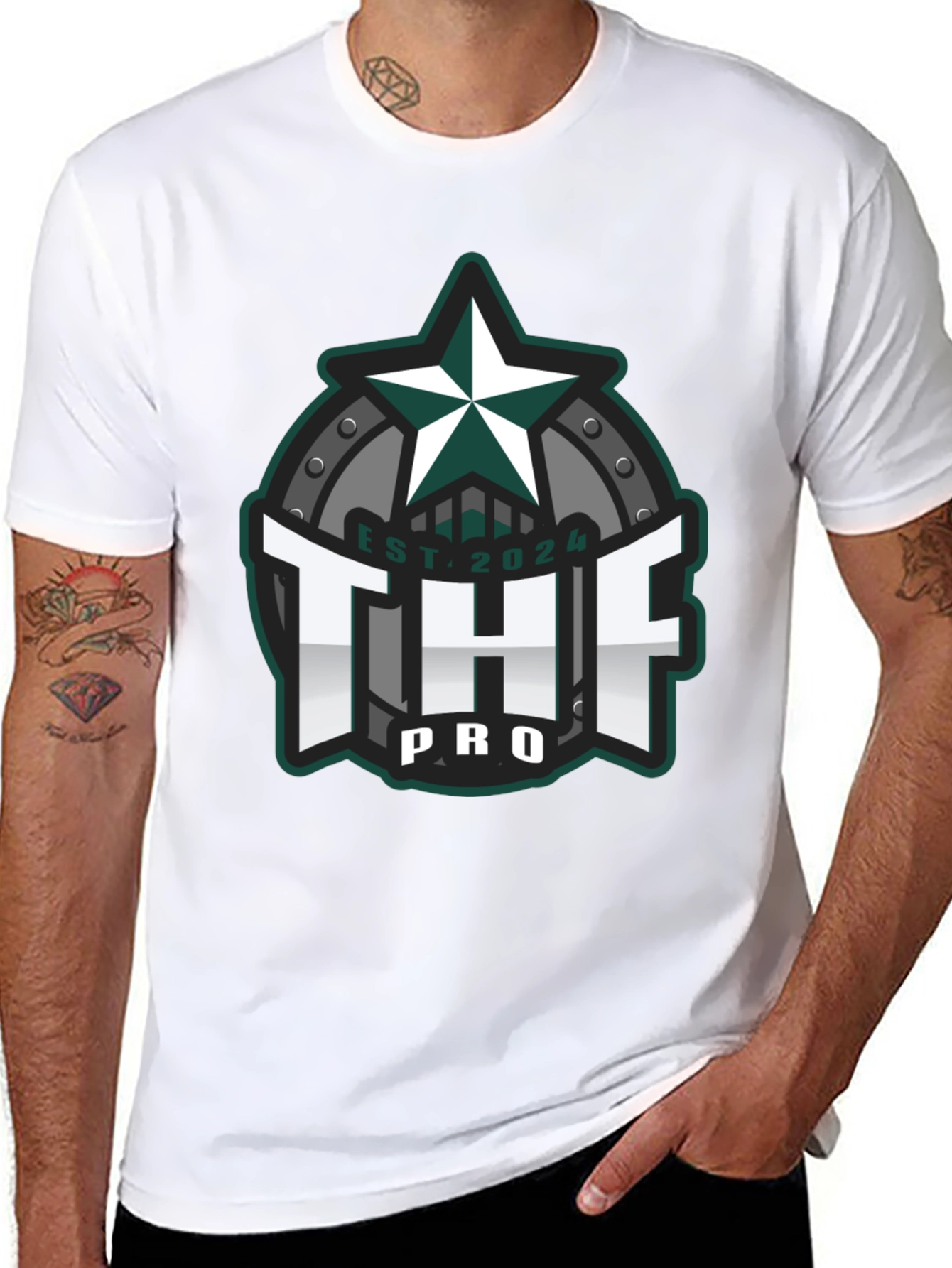 THF Pro Black Graphic Tee