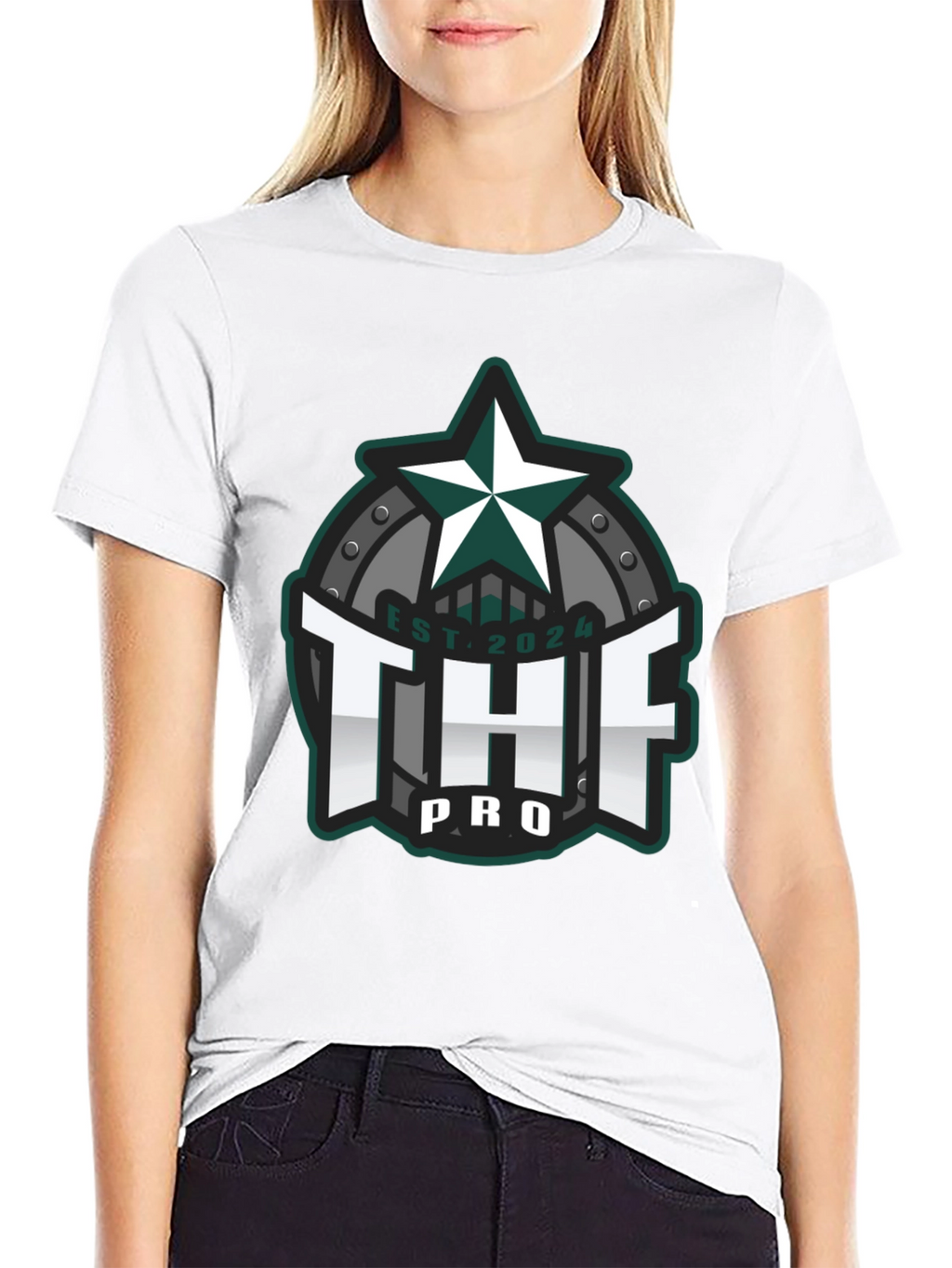 THF Pro Black Graphic Tee