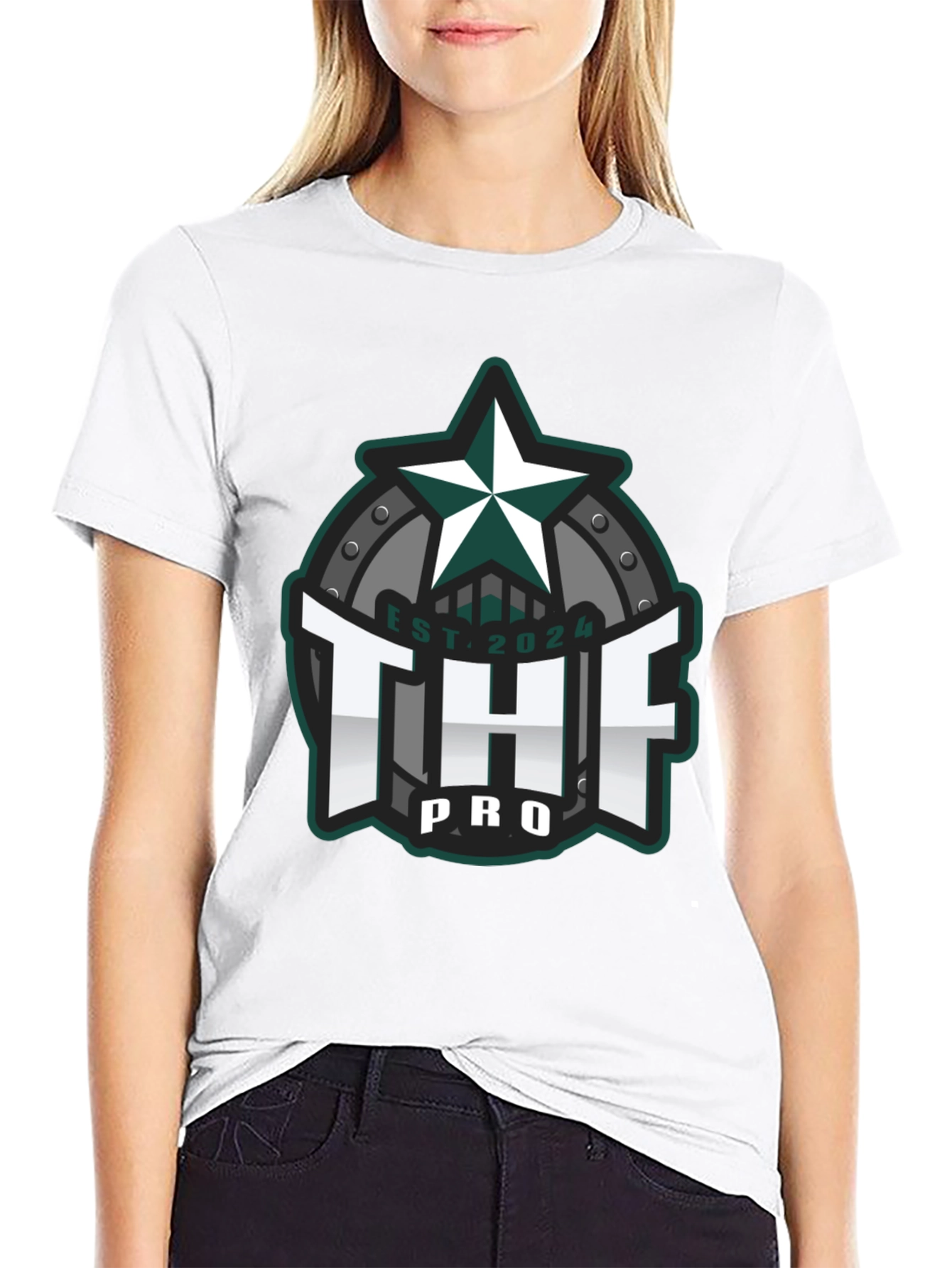 THF Pro Black Graphic Tee