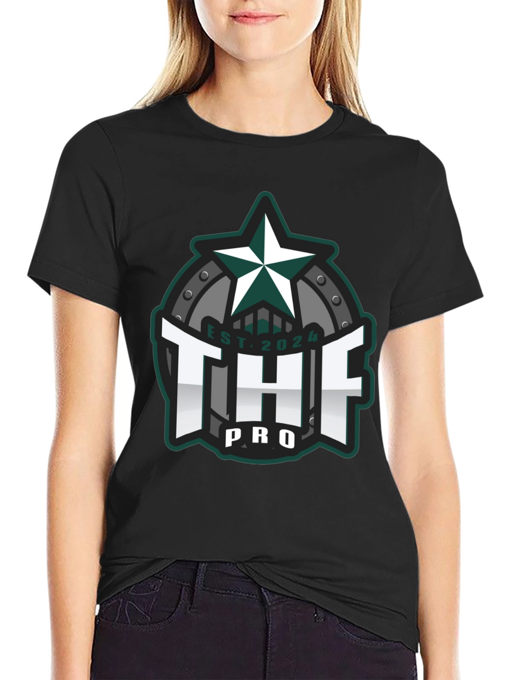 THF Pro Black Graphic Tee