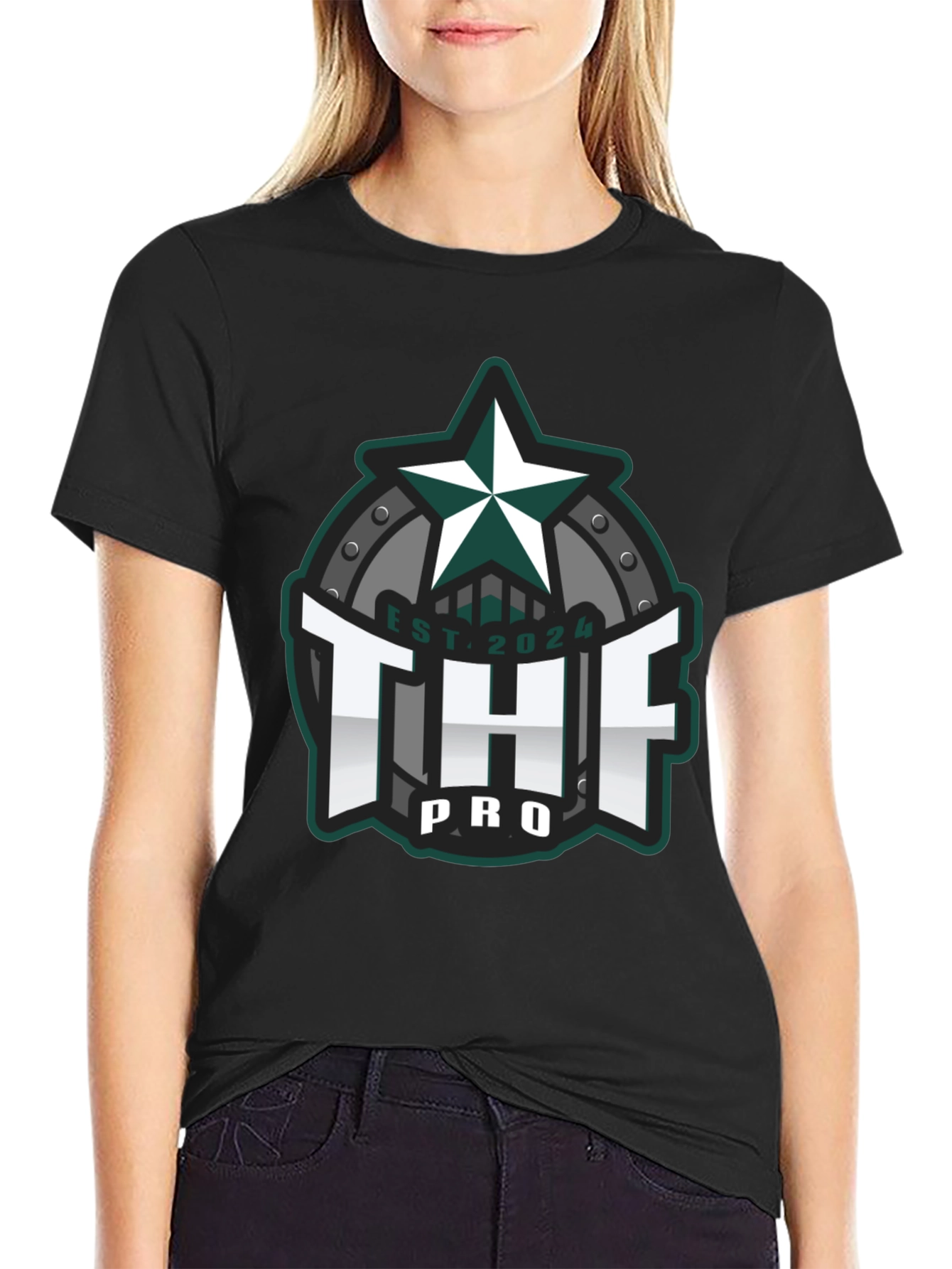 THF Pro Black Graphic Tee