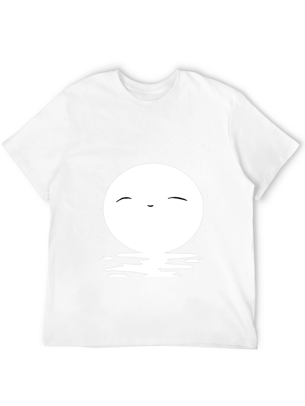 Black T-Shirt with Moon Design