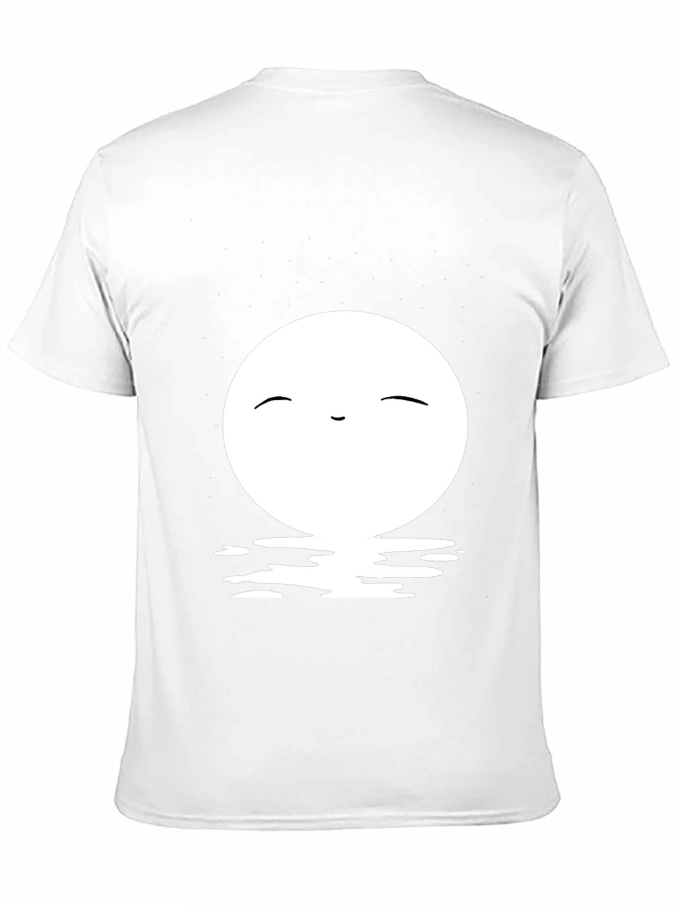 Black T-Shirt with Moon Design