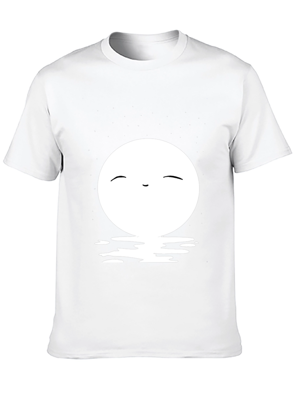 Black T-Shirt with Moon Design
