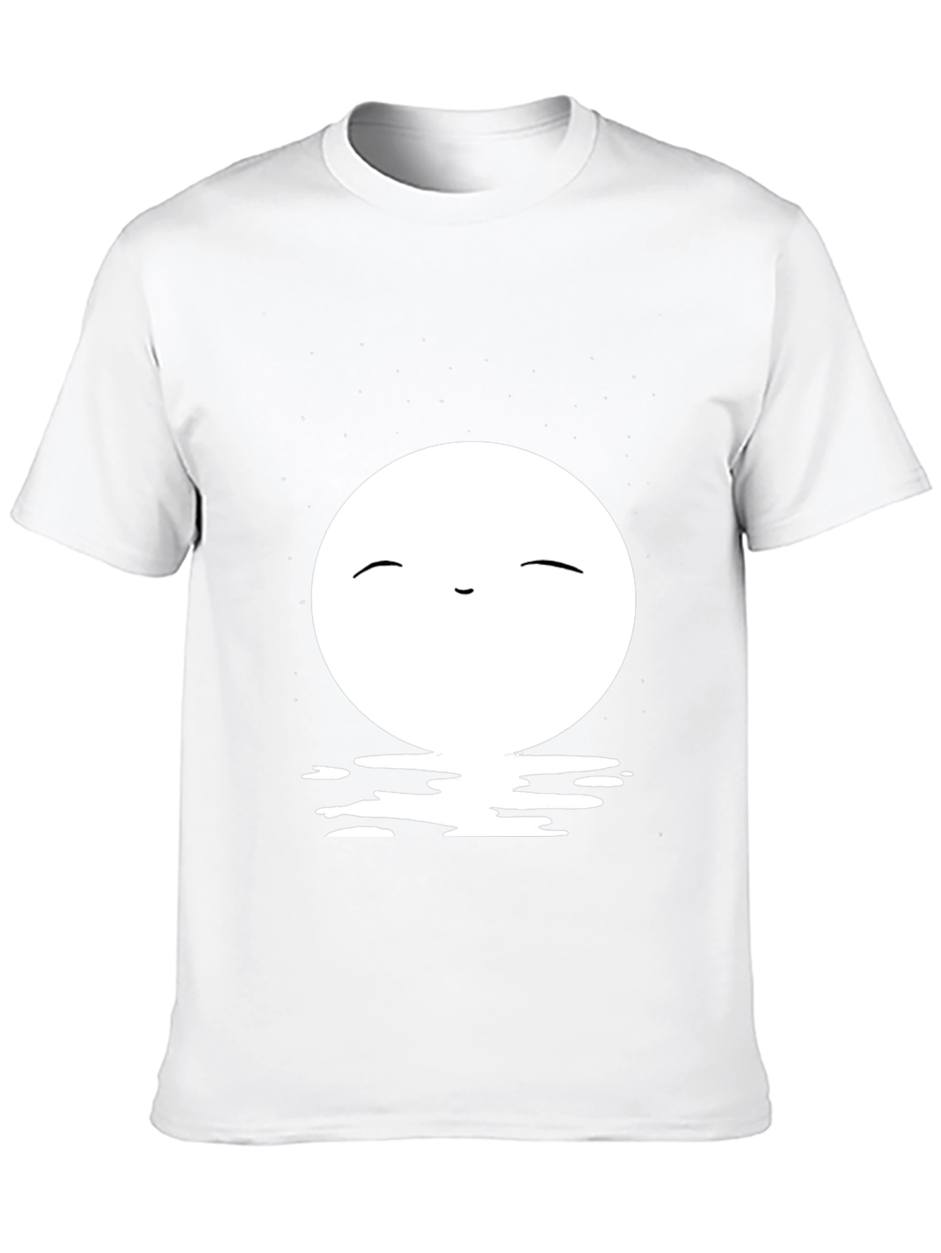 Black T-Shirt with Moon Design
