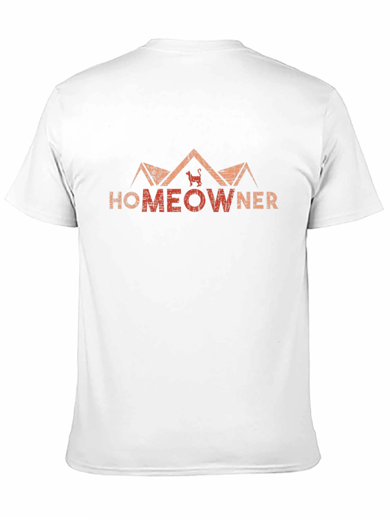 Homeowner T-Shirt - Cat Silhouette Design