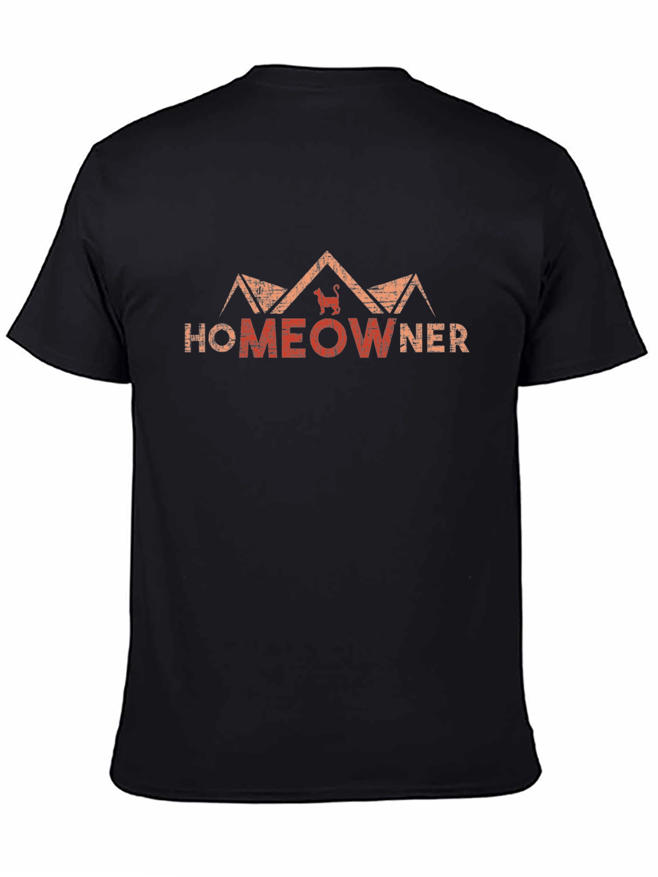 Homeowner T-Shirt - Cat Silhouette Design