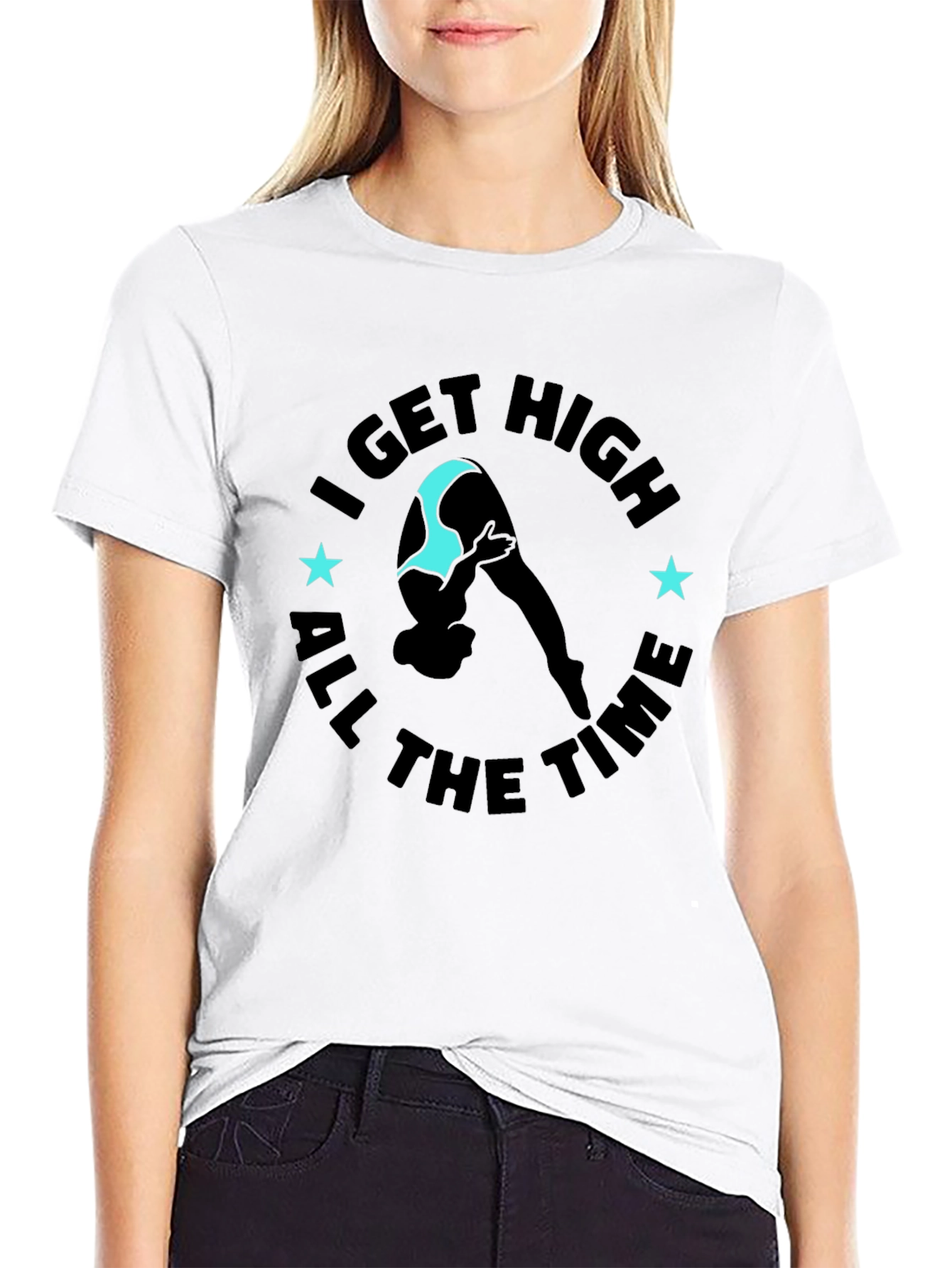 I Get High All The Time Graphic Tee
