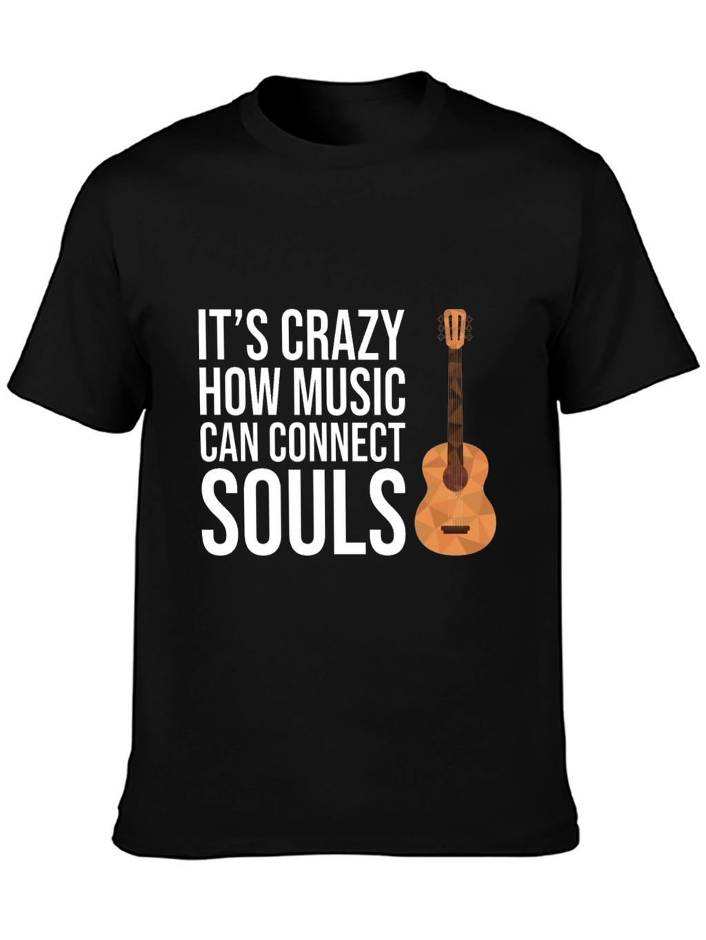 Music Connects Souls Graphic Tee - Black