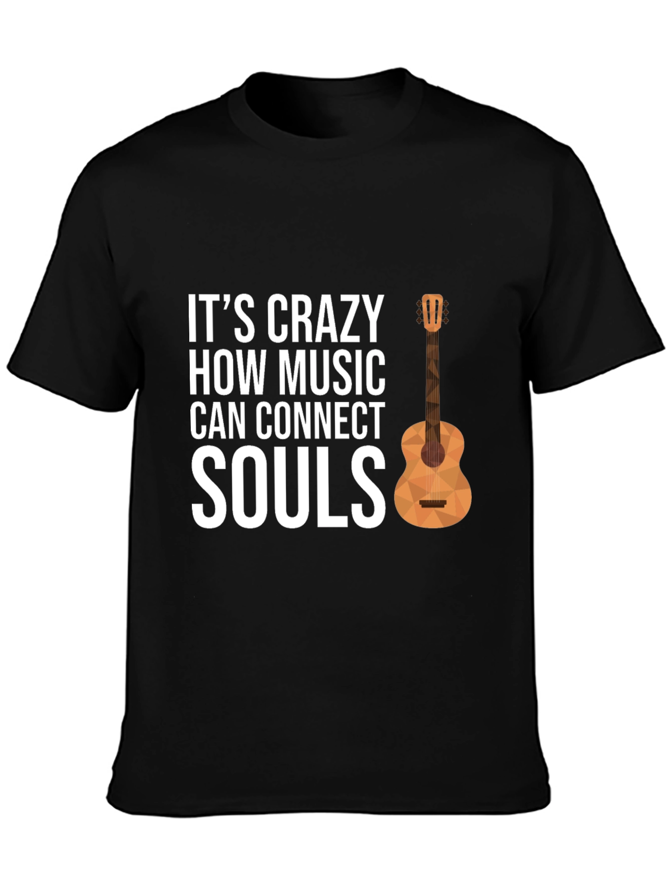 Music Connects Souls Graphic Tee - Black