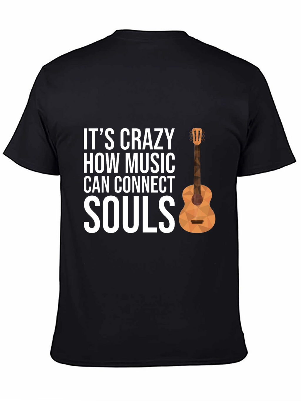 Music Connects Souls Graphic Tee - Black