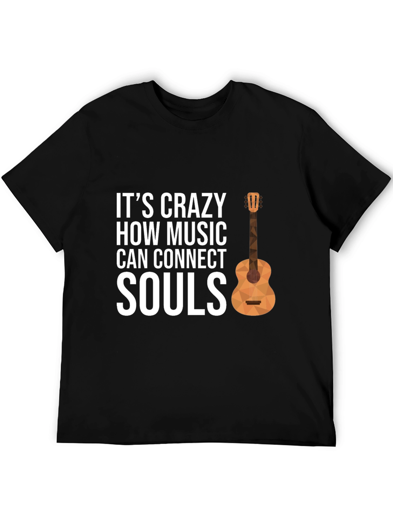 Music Connects Souls Graphic Tee - Black