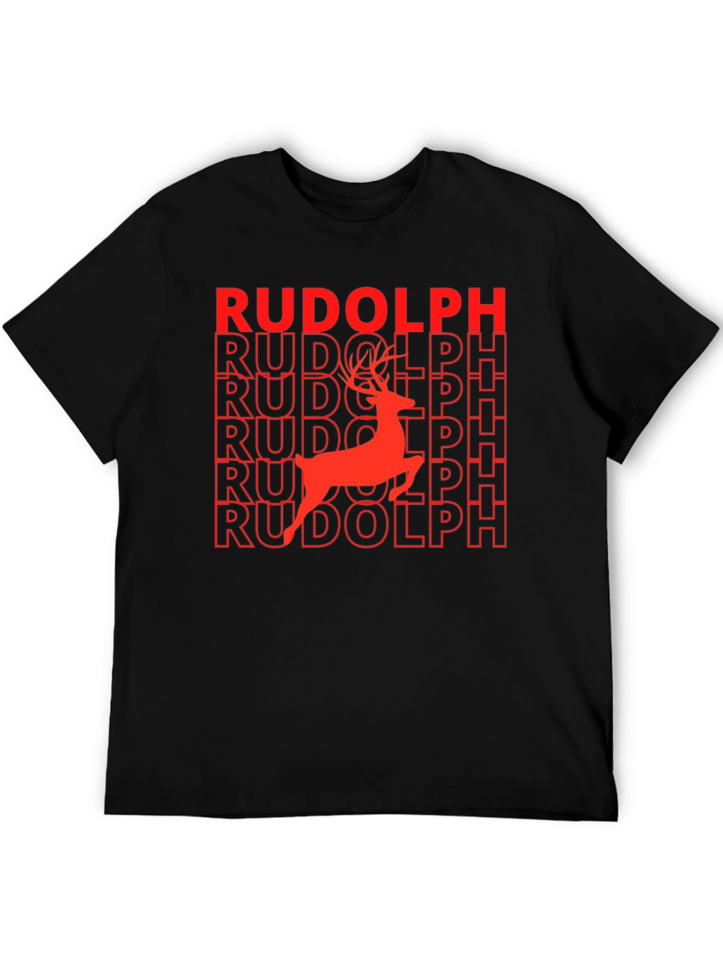 Rudolph Reindeer Graphic T-Shirt