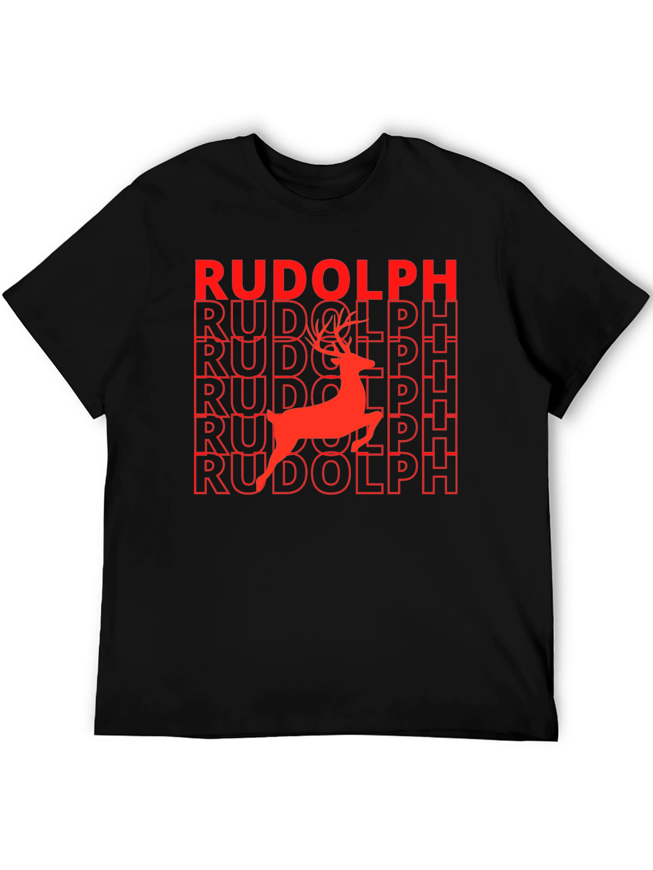 Rudolph Reindeer Graphic T-Shirt