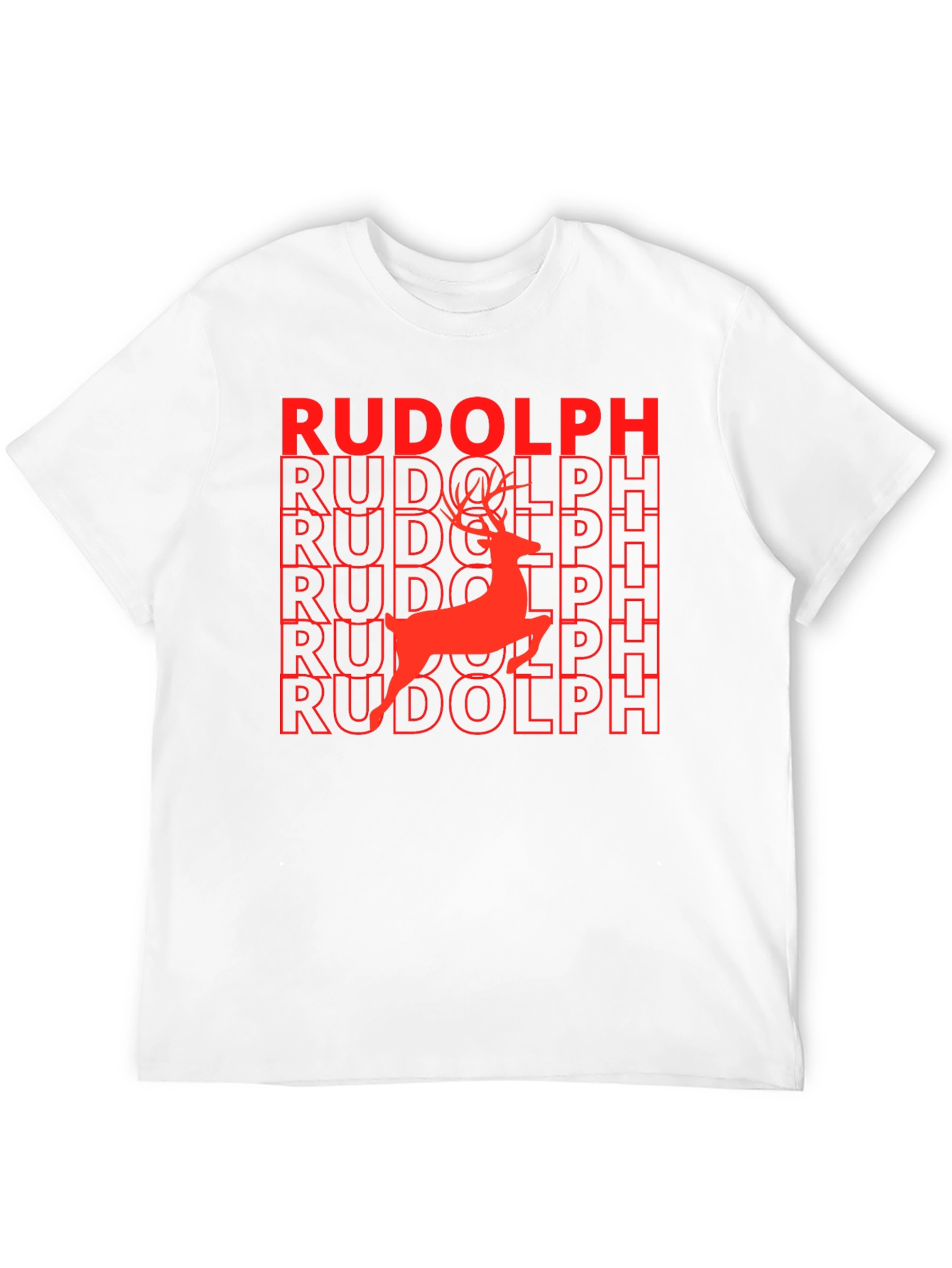 Rudolph Reindeer Graphic T-Shirt