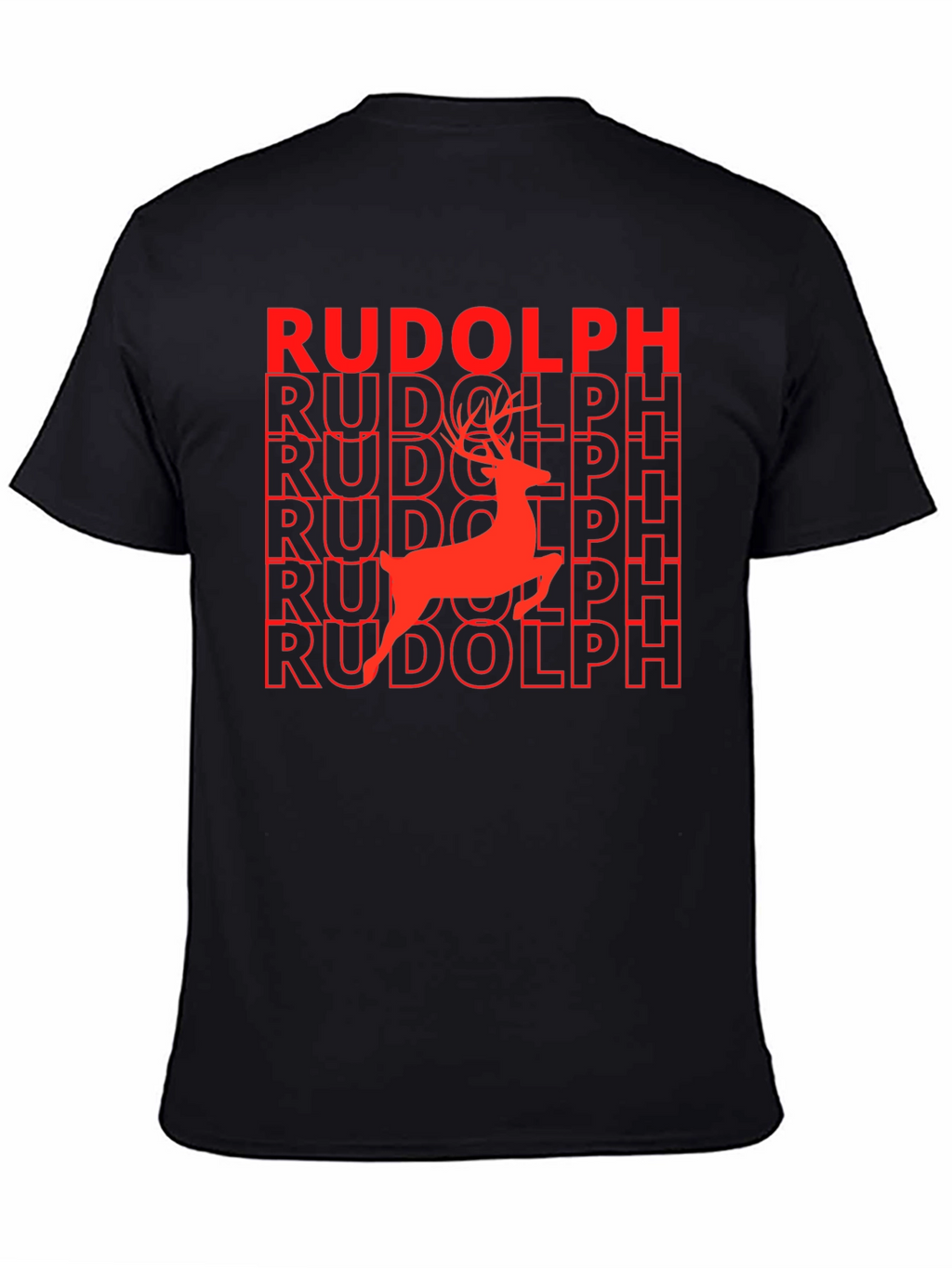 Rudolph Reindeer Graphic T-Shirt