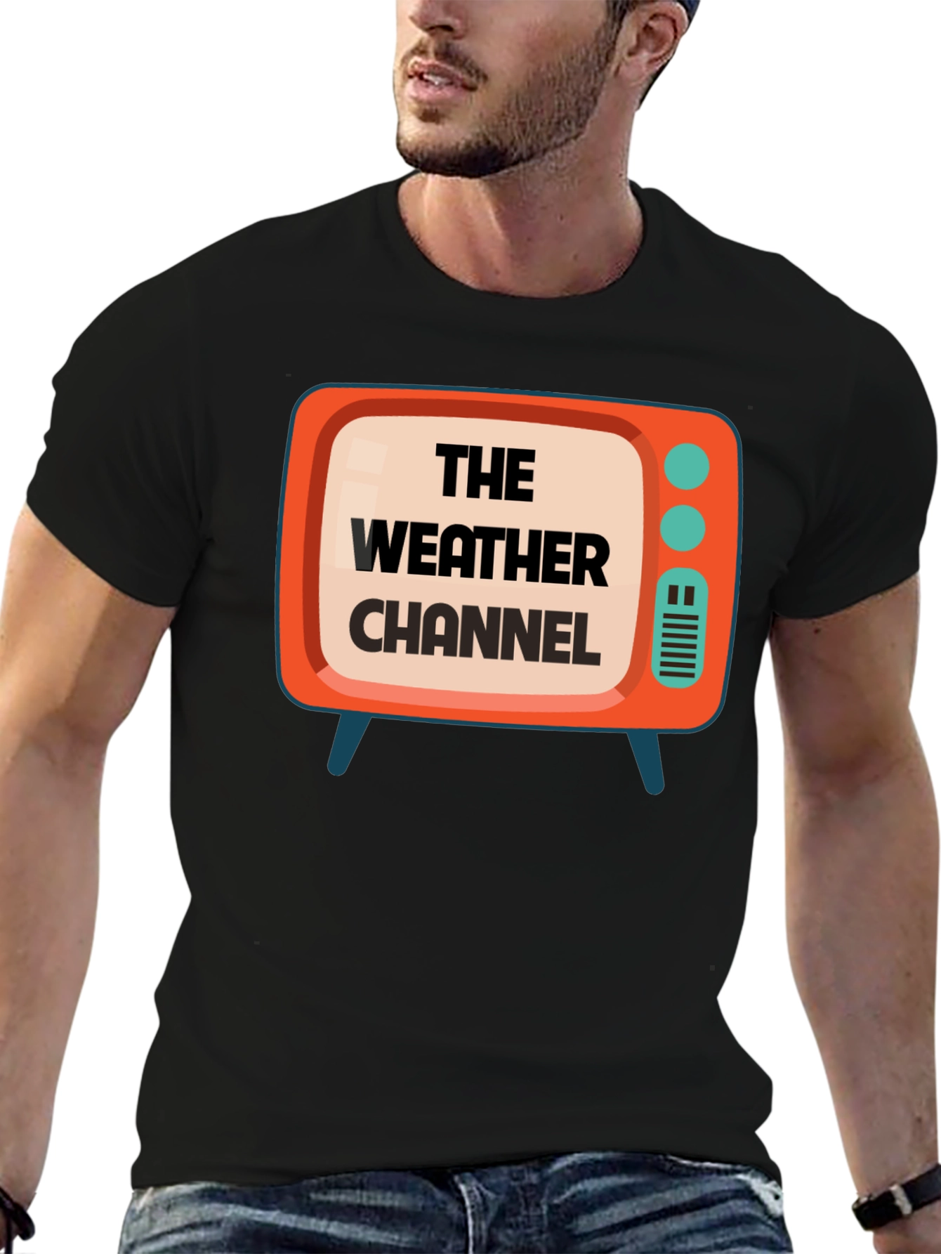 Retro Weather Channel TV Graphic Tee