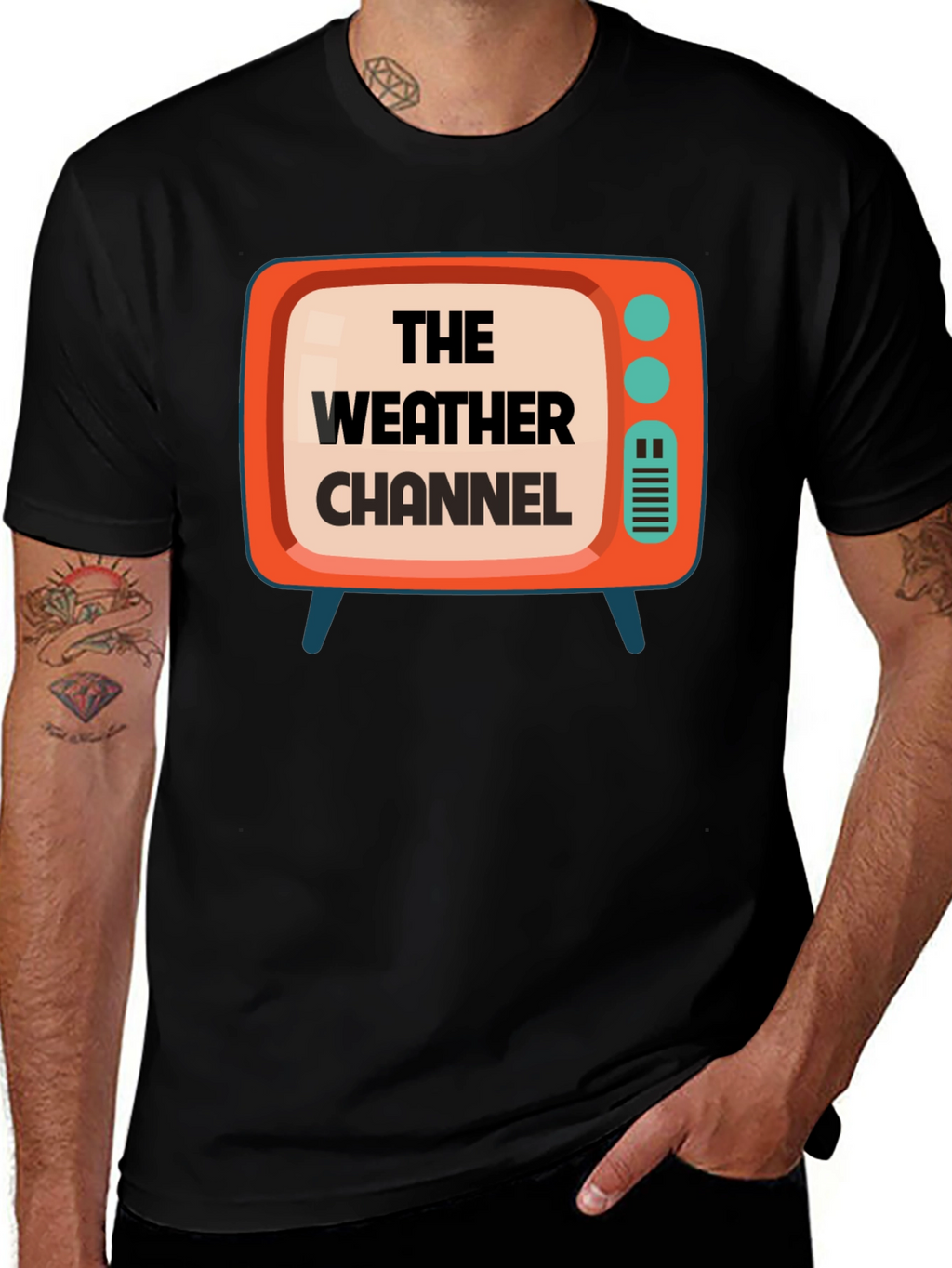 Retro Weather Channel TV Graphic Tee