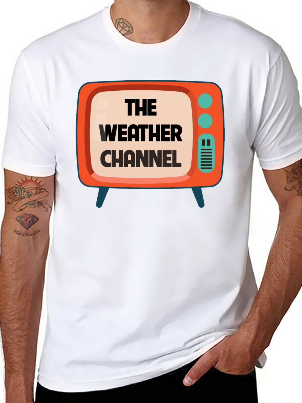 Retro Weather Channel TV Graphic Tee