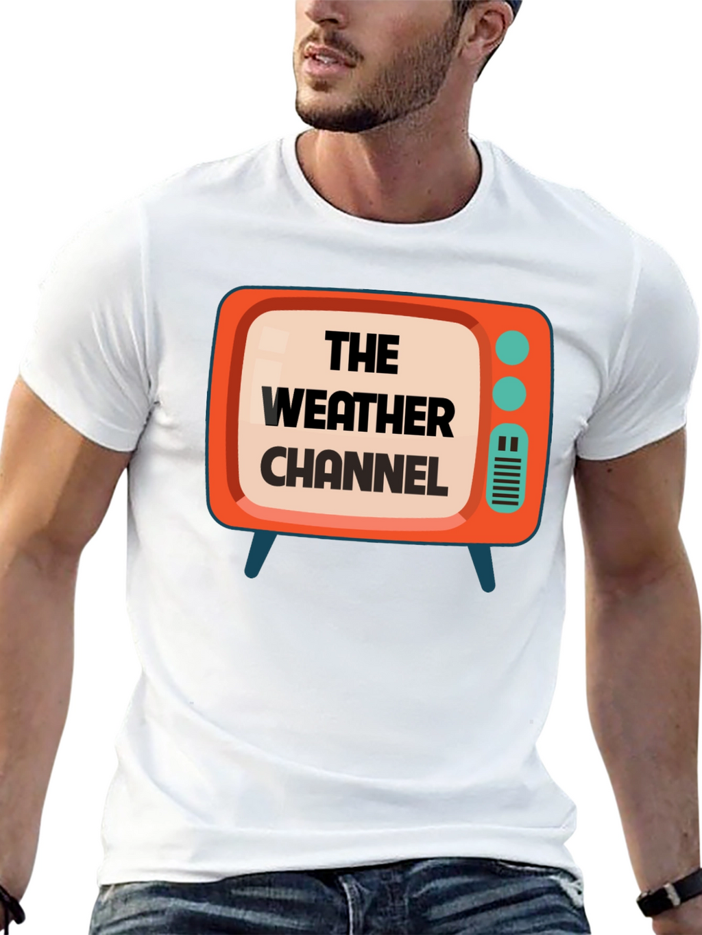 Retro Weather Channel TV Graphic Tee