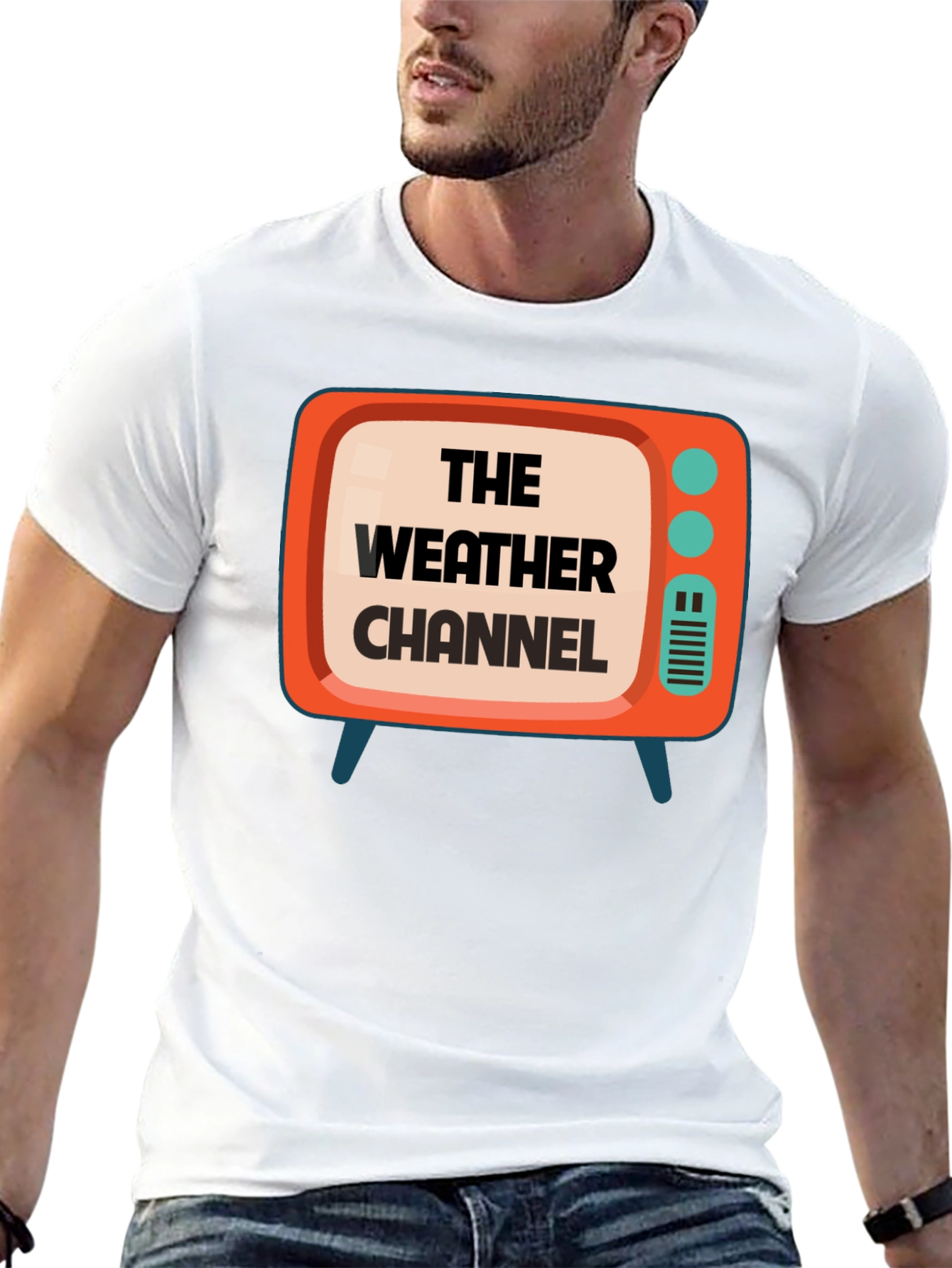 Retro Weather Channel TV Graphic Tee