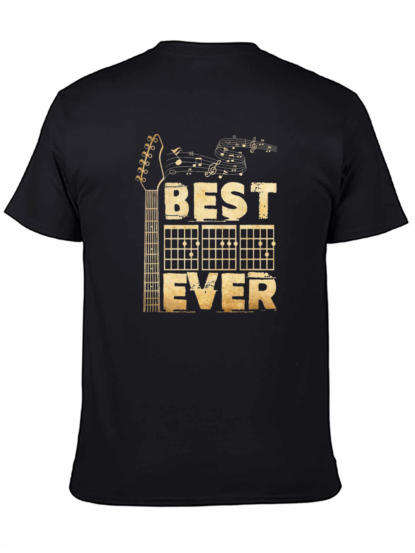 Best Guitar Ever Black Graphic T-Shirt