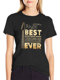 Best Guitar Ever Black Graphic T-Shirt