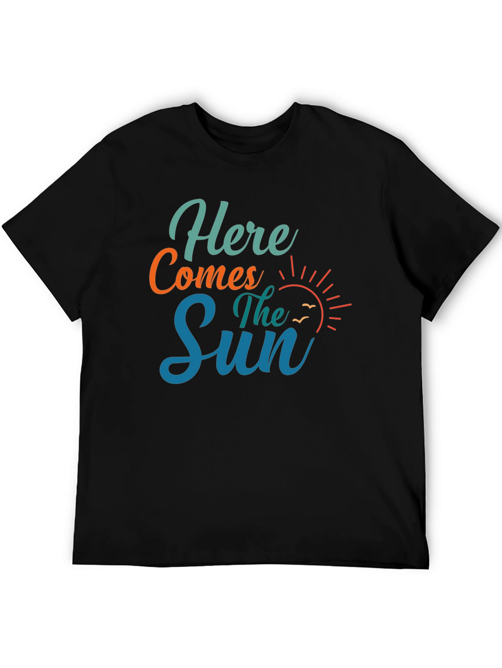 Here Comes The Sun Graphic Tee - Black