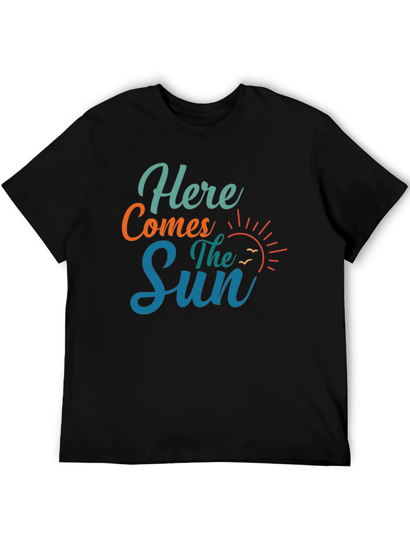 Here Comes The Sun Graphic Tee - Black