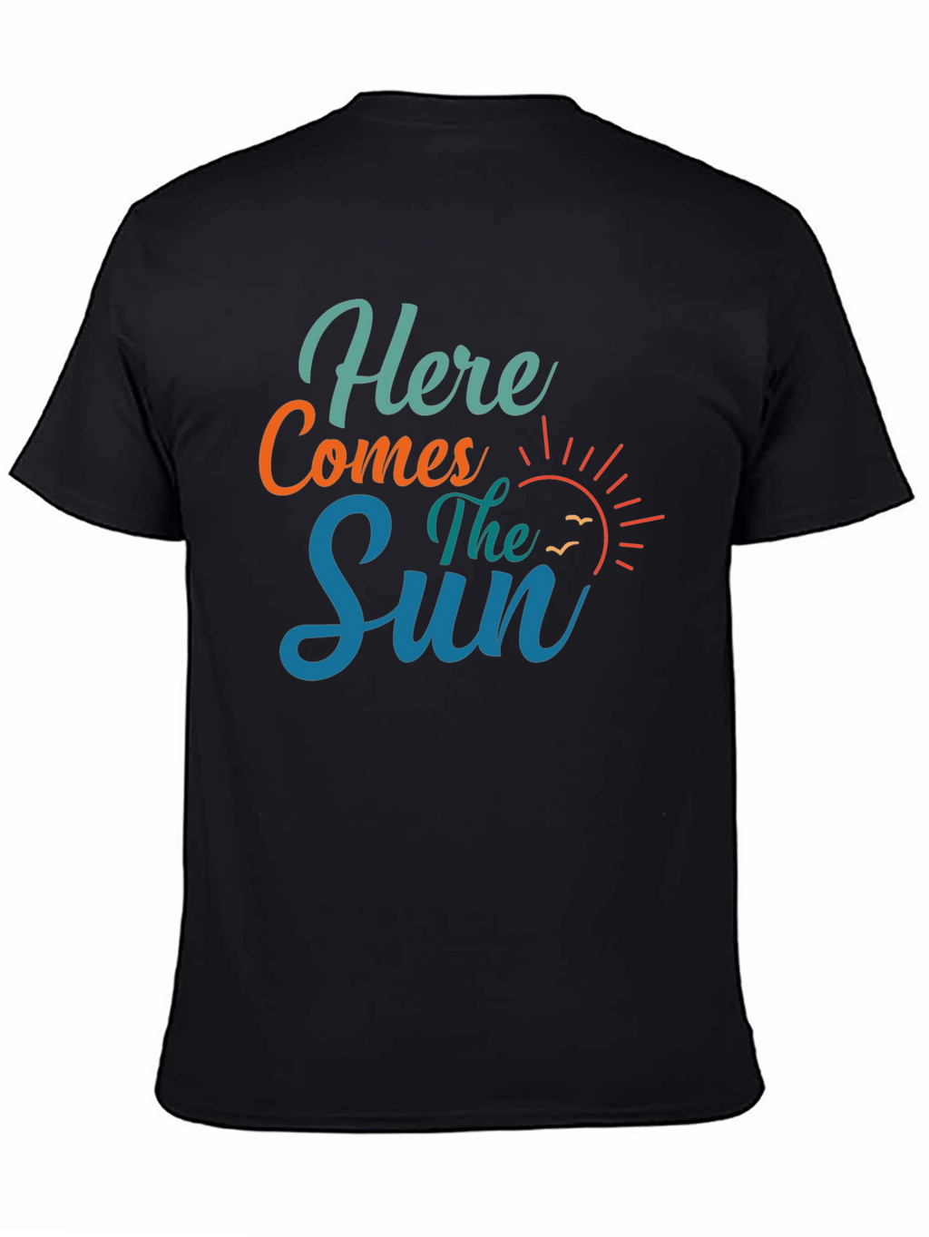 Here Comes The Sun Graphic Tee - Black