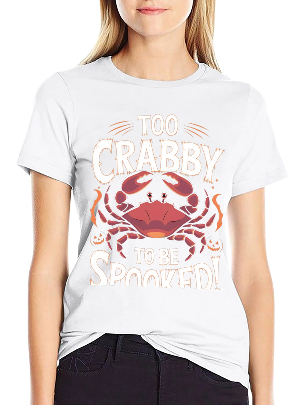 Too Crabby To Be Spooked Halloween T-Shirt