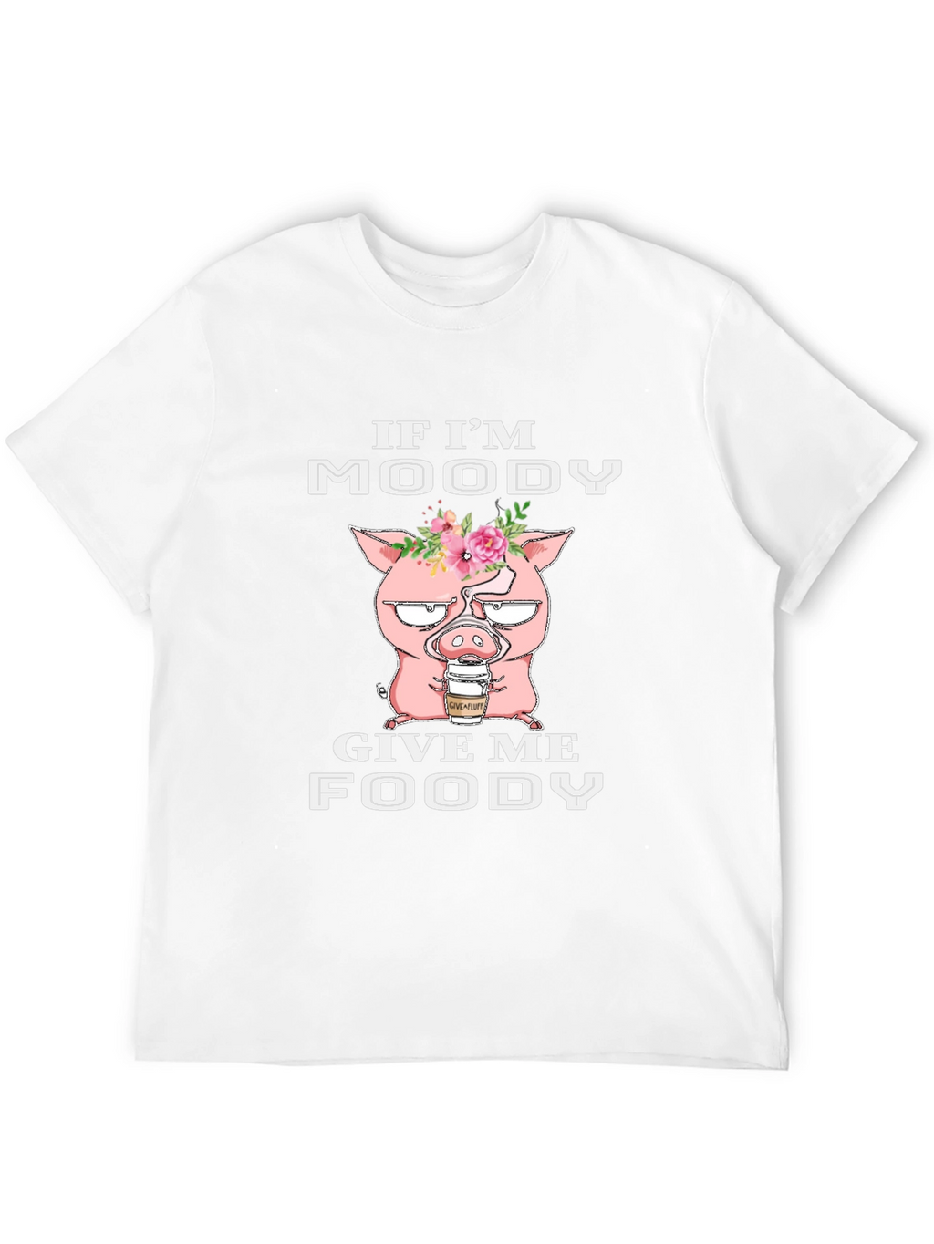 Moody Pig T-Shirt - Funny Graphic Tee