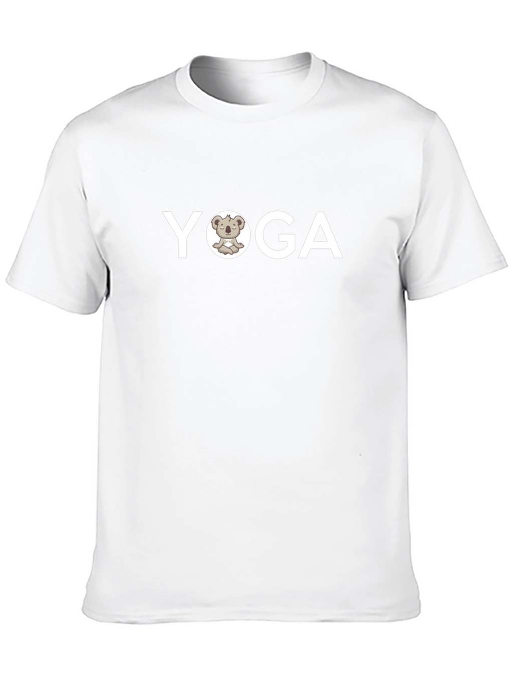 Yoga Koala Graphic T-Shirt - Black