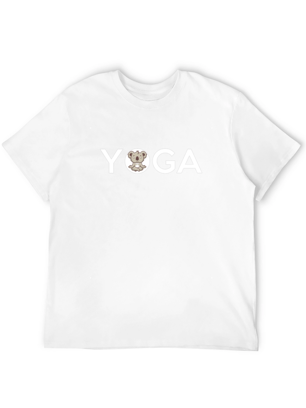 Yoga Koala Graphic T-Shirt - Black