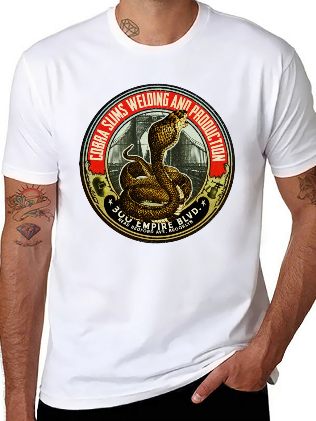 Cobra Slims Welding Production Graphic Tee