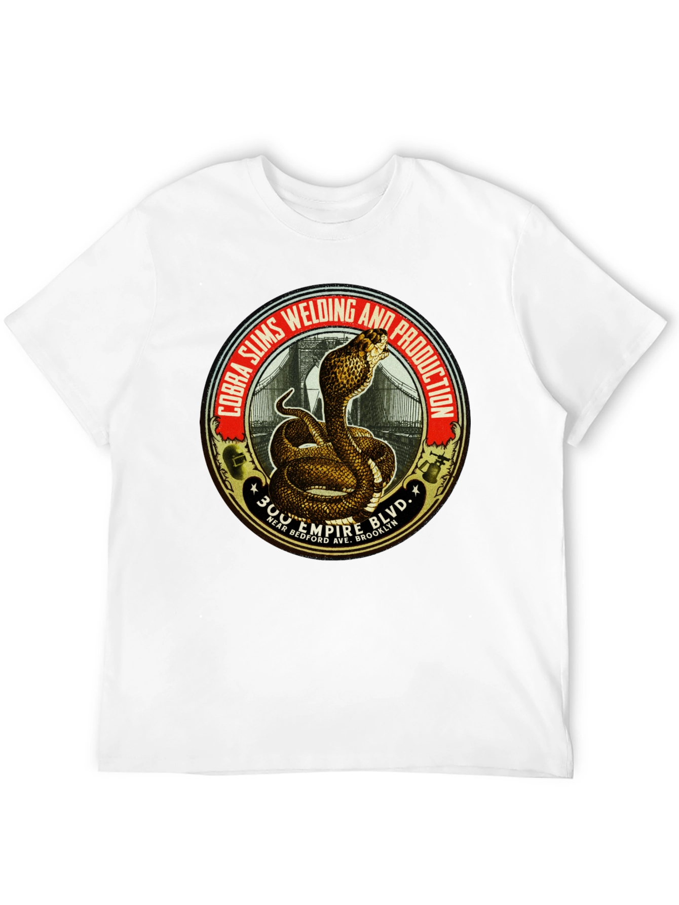 Cobra Slims Welding Production Graphic Tee