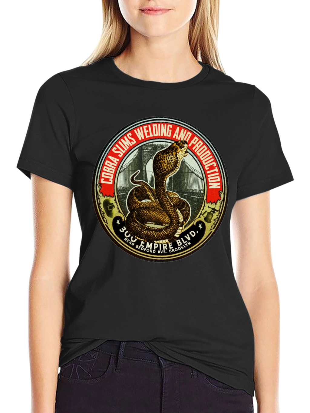 Cobra Slims Welding Production Graphic Tee