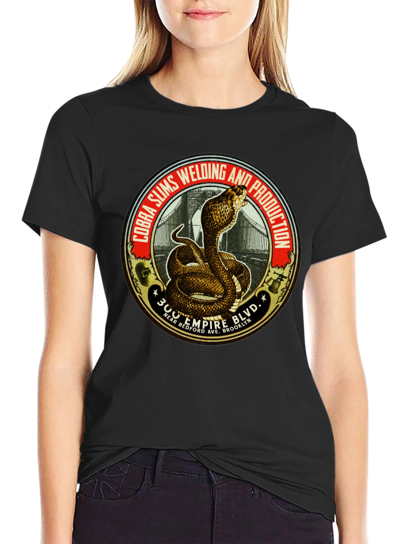 Cobra Slims Welding Production Graphic Tee