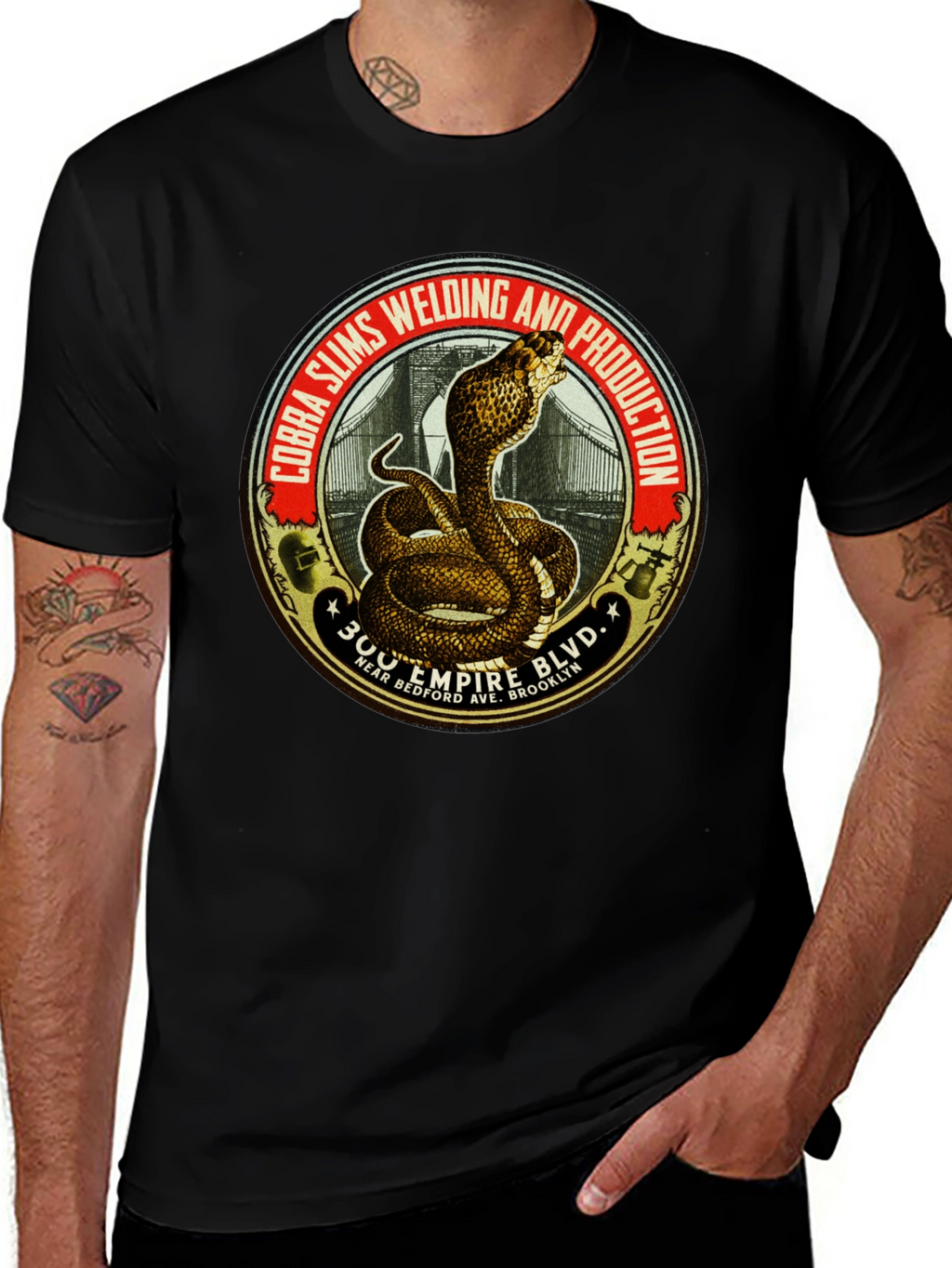 Cobra Slims Welding Production Graphic Tee