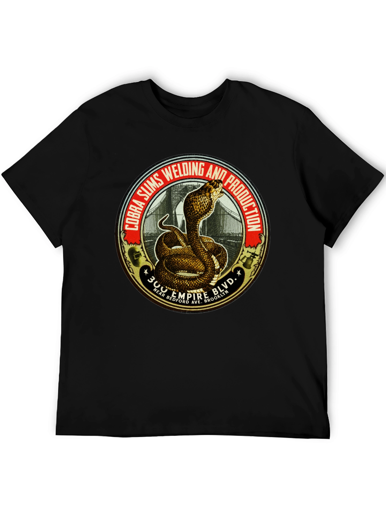 Cobra Slims Welding Production Graphic Tee