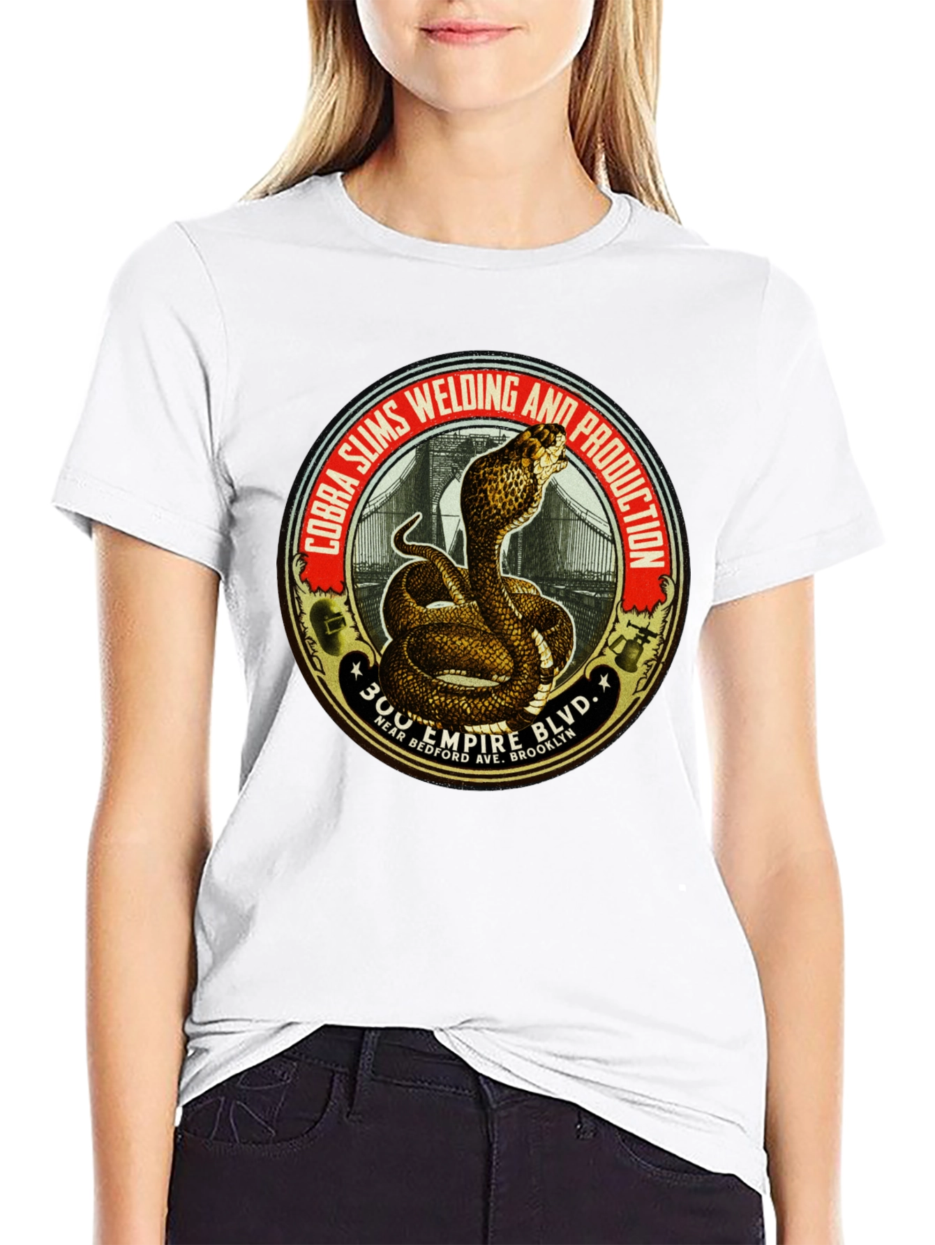 Cobra Slims Welding Production Graphic Tee