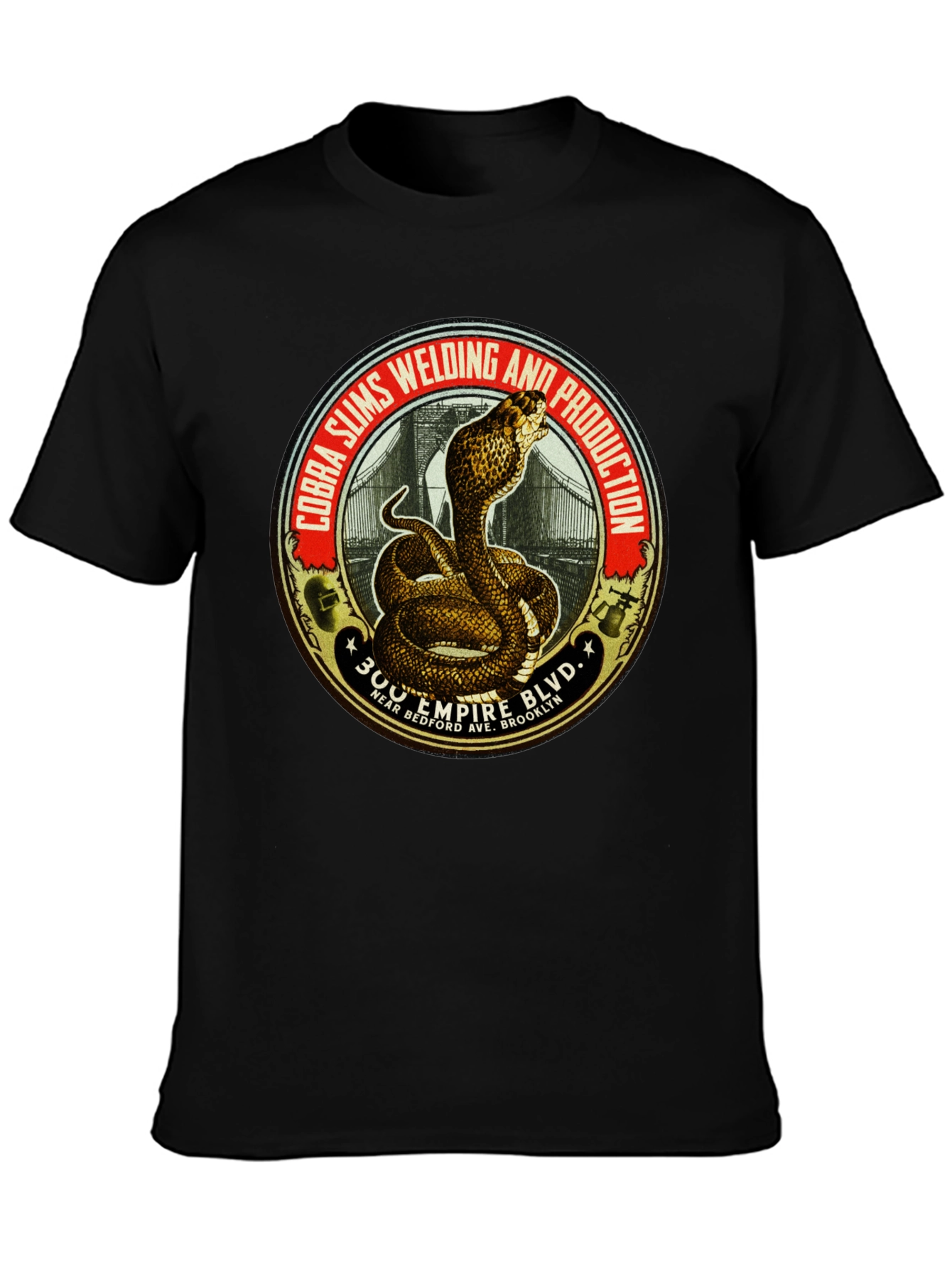 Cobra Slims Welding Production Graphic Tee