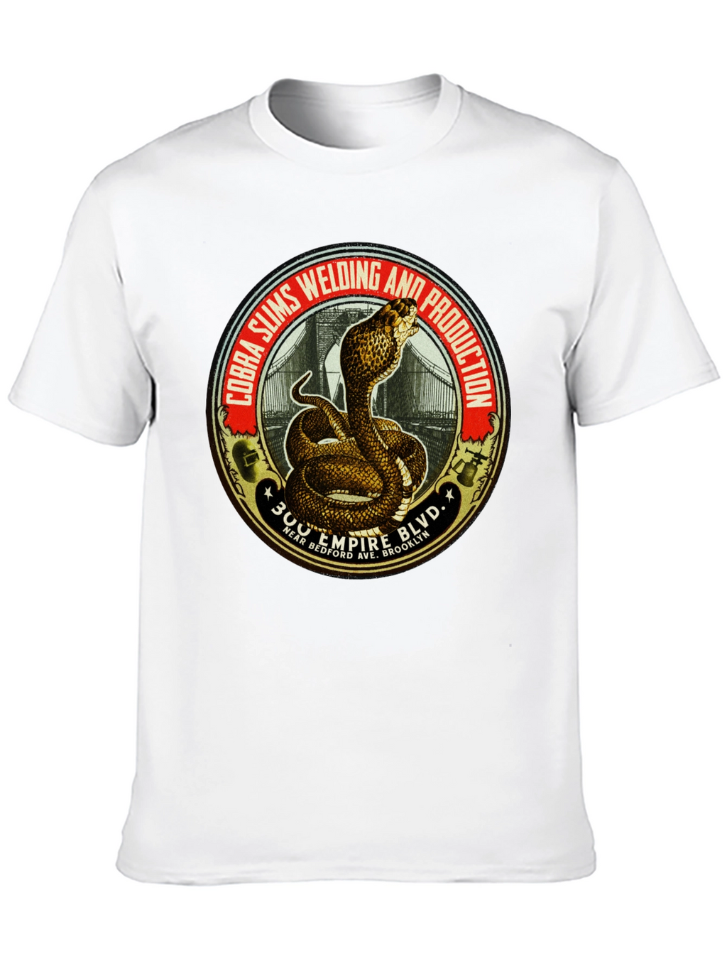 Cobra Slims Welding Production Graphic Tee