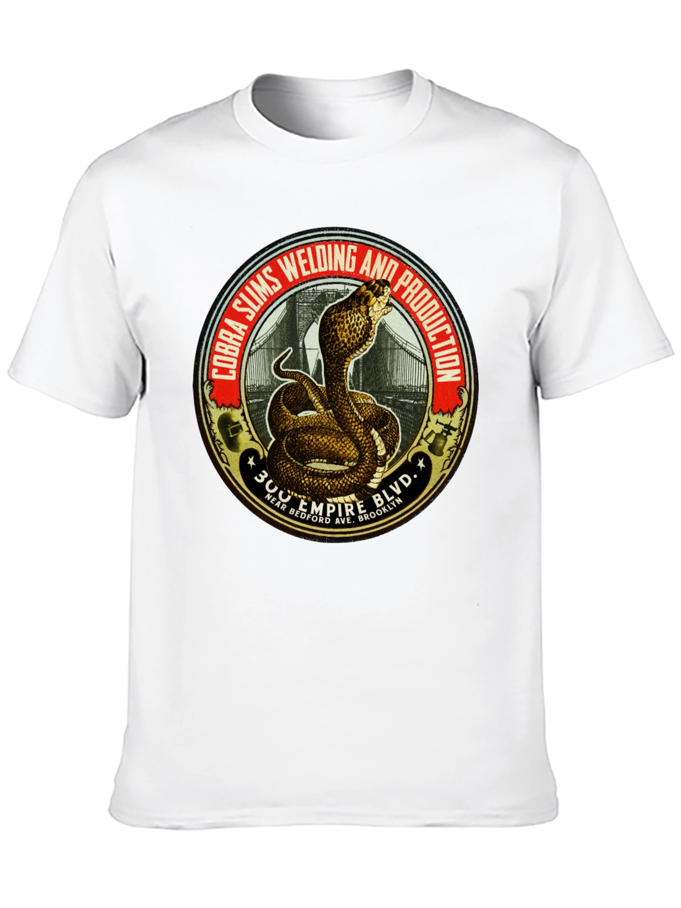 Cobra Slims Welding Production Graphic Tee