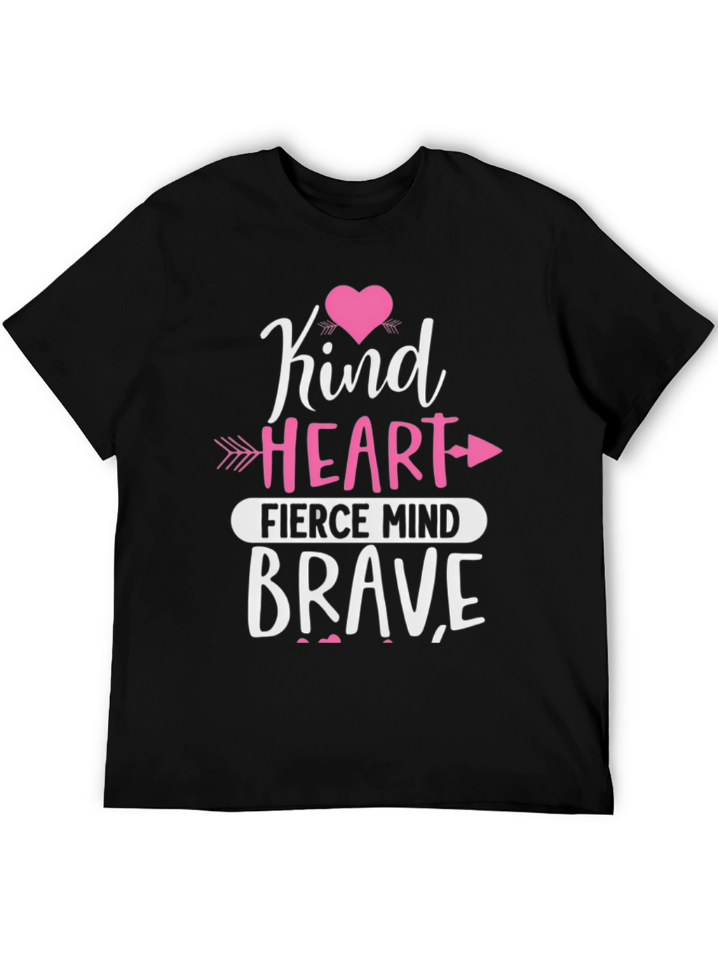 Kind Heart Fierce Mind Brave Graphic Tee